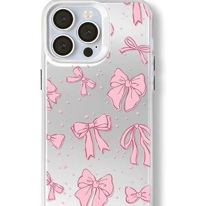 Pink Bow Pattern Phone Case